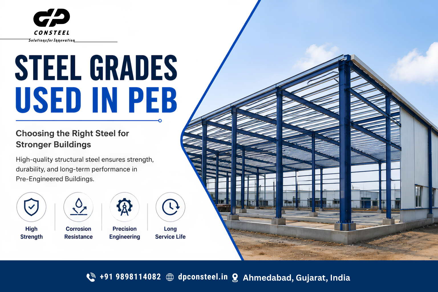 Steel Grades Used in PEB: Everything You Need to Know Before Choosing Structural Steel
